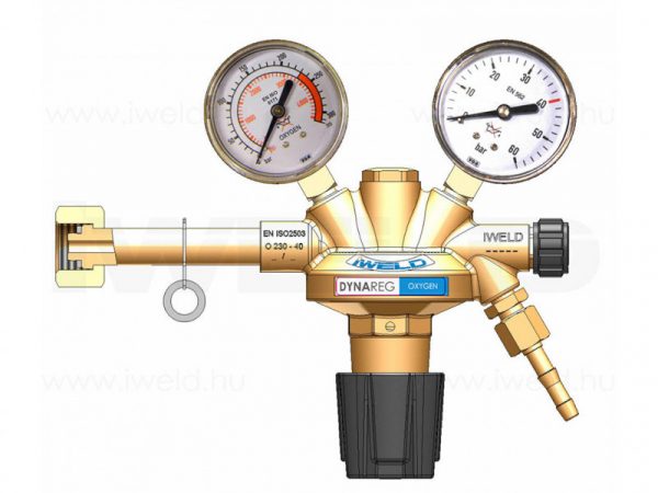 IWELD DYNAREG Oxigén nyomáscsökkentő 230/40bar (H,SK,HR) - Image 2